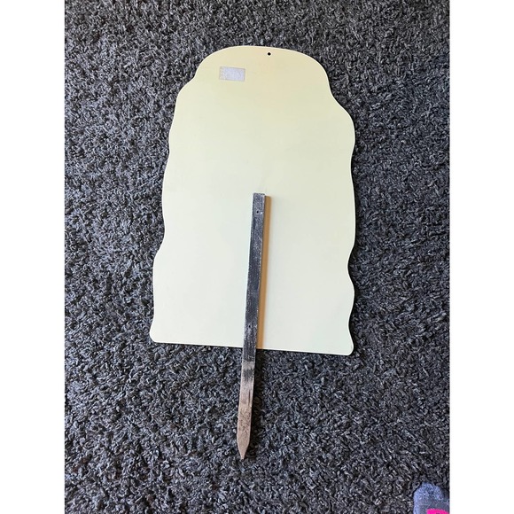 Vintage Snow Man Winter Yard Sign. 1998 Impact Plastics Large Snowman Sign - Picture 7 of 7